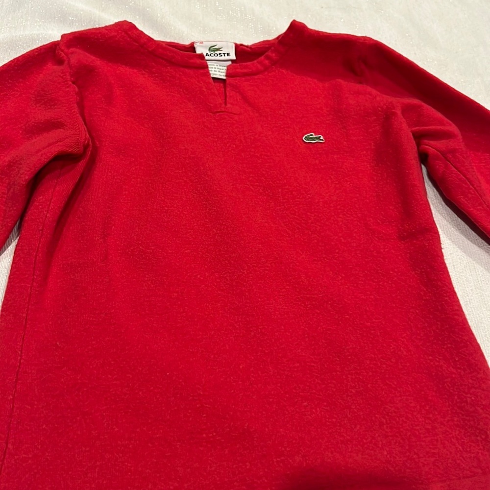 WOMENS V-NECK LACOSTE SWEATER